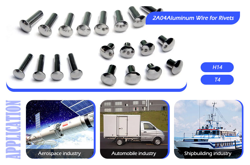 Применение проволоки из алюминиевого сплава 2А04 в заклепках